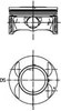 Поршня на 1 цилиндр, STD 40027700 KOLBENSCHMIDT