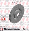 Диск тормозной передний 400551420 ZIMMERMANN