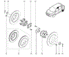 Ступицы задних колес 402027585R RENAULT