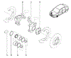 Комплект подшипника ступицы колеса 402102977R RENAULT