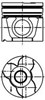 Поршень в комплекте на 1 цилиндр, STD 40307600 KOLBENSCHMIDT