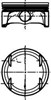 Поршень в сборе 40348600 KOLBENSCHMIDT