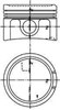 Поршня на 1 цилиндр, STD 40434600 KOLBENSCHMIDT