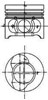 Поршня на 1 цилиндр, STD 40465600 KOLBENSCHMIDT