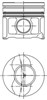Поршень в сборе 41795600 KOLBENSCHMIDT