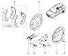 Задние барабанные колодки 440605238R RENAULT