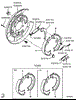 Колодки ручника 4800A058 MITSUBISHI