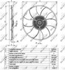 Вентилятор радиатора кондиционера 49539 NRF