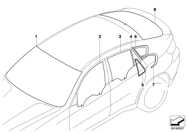 Лобовое стекло bmw 1