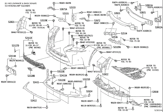 Обвес бампера 5261878010 TOYOTA