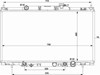 Радиатор охлаждения 53574 NRF