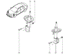 Стойка амортизатора передняя 543023532R RENAULT