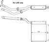 Радиатор печки 54303 NRF