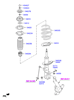Амортизатор передний, левый Хундай Соларис
