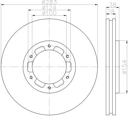 ASAM 55284 Колодки тормозные передние дисковые в наличии Днепр
