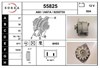Цапфа - поворотный кулак передний, правый 55825 ASAM