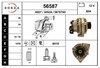 Задний подшипник 56587 ASAM