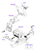 Подушка безпеки колін hyundai santa fe dm 12-18, grand santa fe 12-18 569702W000RYN