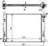 Радиатор охлаждения 58443 NRF
