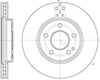 Диск тормозной передний 6102910 REMSA