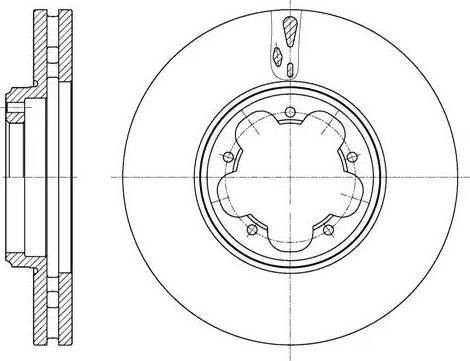 Ротор тормозной 6156310 ROAD HOUSE