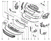 Решетка переднего бампера 622543916R RENAULT
