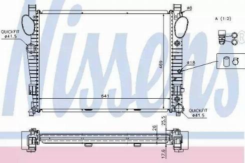 Радиатор 62774A NISSENS