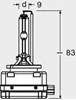 Лампочка ксеноновая 66340CLC OSRAM