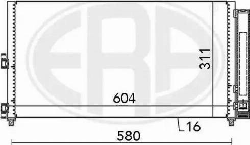 ERA 667000 Радиатор кондиционера в наличии Харьков
