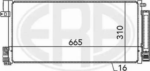 667004 Радиатор кондиционера купить Одесса