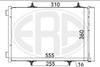 Радиатор кондиционера 667025 ERA