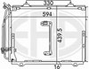 Радиатор охлаждения кондиционера 667081 ERA