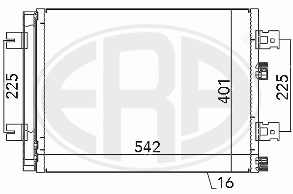 ERA 667130 Радиатор кондиционера в наличии Ужгород