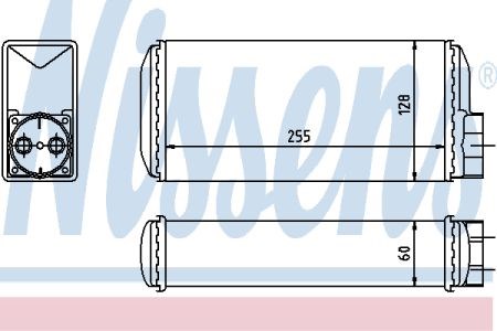 NISSENS 73650 Радиатор печки в наличии Днепр