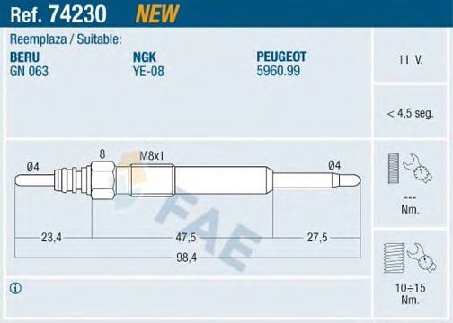 ASAM 74230 Передние тормозные колодки в наличии Сумы