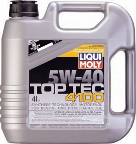 Моторна олива liqui moly top tec 4100 5w-40, 4л 7547