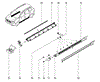 Накладка наружняя (молдинг) порога, правый 769514293R RENAULT