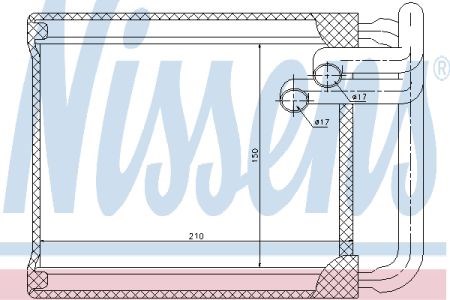 77632 NISSENS Радиатор печки (отопителя) купить в Львов