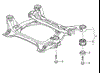 Сайлентблок подрамника 7L0499035A VAG