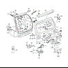 Замок пятой двери 7L6827505H VAG