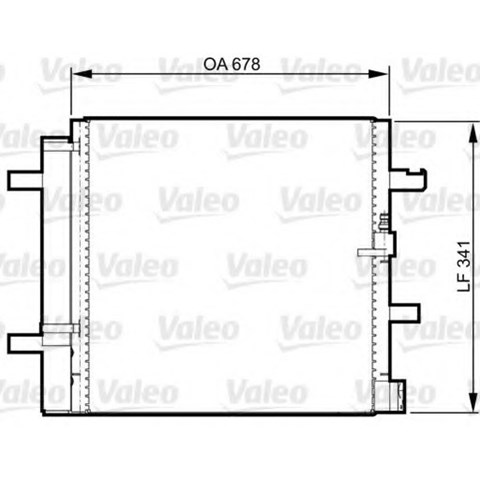 Конденсатор кондиционера 814370 VALEO