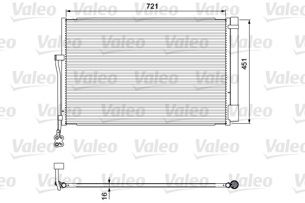 Конденсер 814379 VALEO