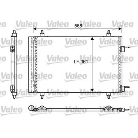 818170 Радиатор кондиционера купить Чернигов