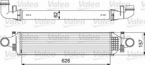 Система охлаждения наддувочного воздуха 818624 VALEO