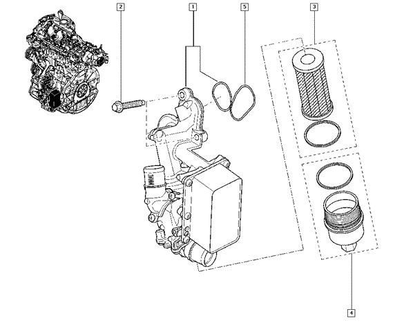 Корпус маслофильтра 8200797762 RENAULT