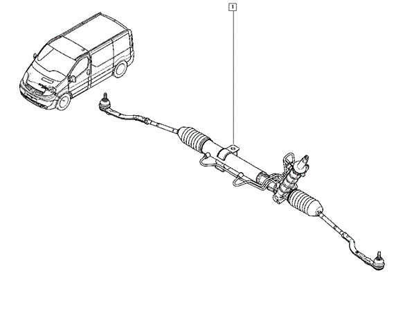 Рулевая рейка 8200875897 RENAULT