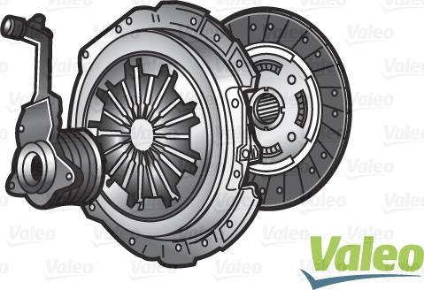 Valeo ford комплект зчеплення ford transit connect 1.8tdci (диск + кошик+підшипник) 834106