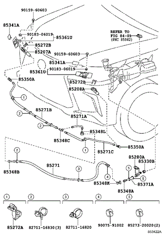 TOYOTA 8520760120 Держатель форсунки омывателя фары (подъемный цилиндр) в наличии Черкассы