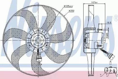 Вентилятор охлаждения Шкода Октавия II A5