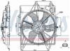 Диффузор радиатора кондиционера, в сборе с крыльчаткой и мотором 85882 NISSENS